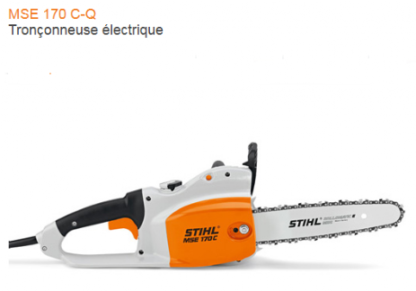 Tronçonneuse électrique STIHL Mse141cq, 1400 W